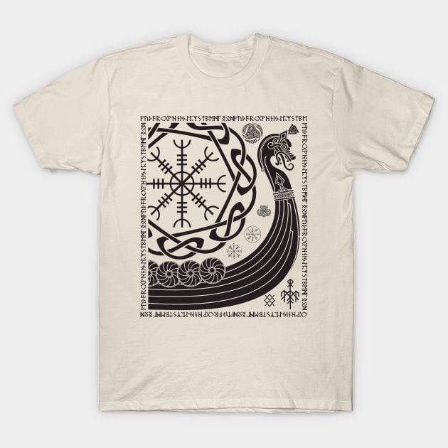 Helm of Awe T-Shirt by Lamink